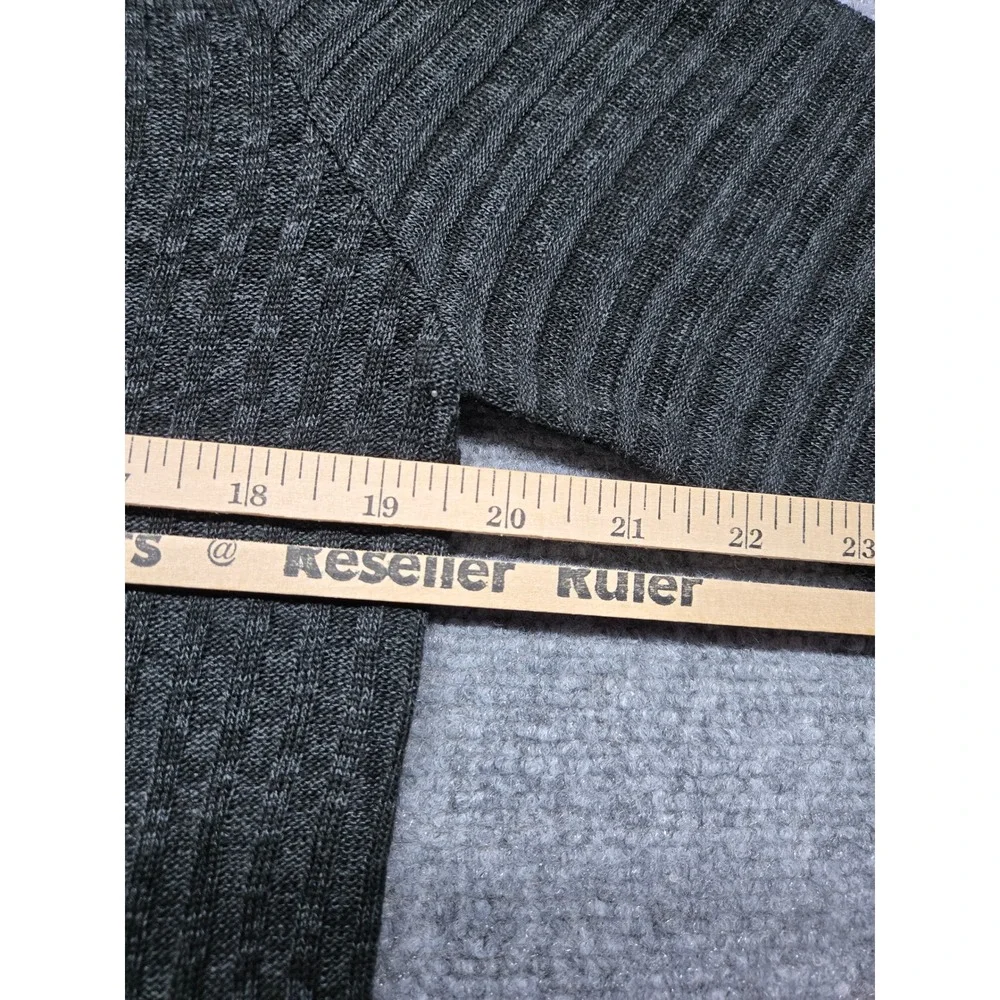 New Directions Sweater Womens M Black Funnel Neck Long Sleeve Knit Pullover New